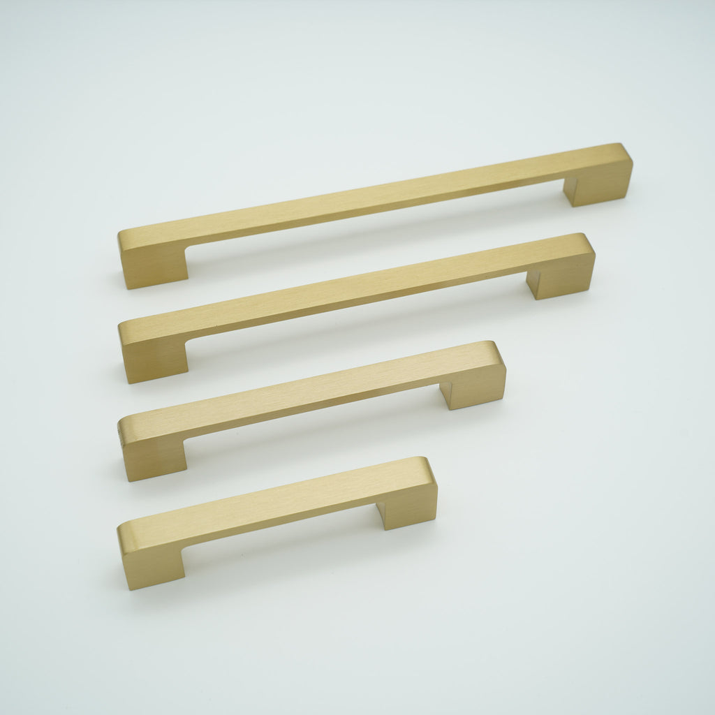 Axis Solid Brass Cabinet Handle