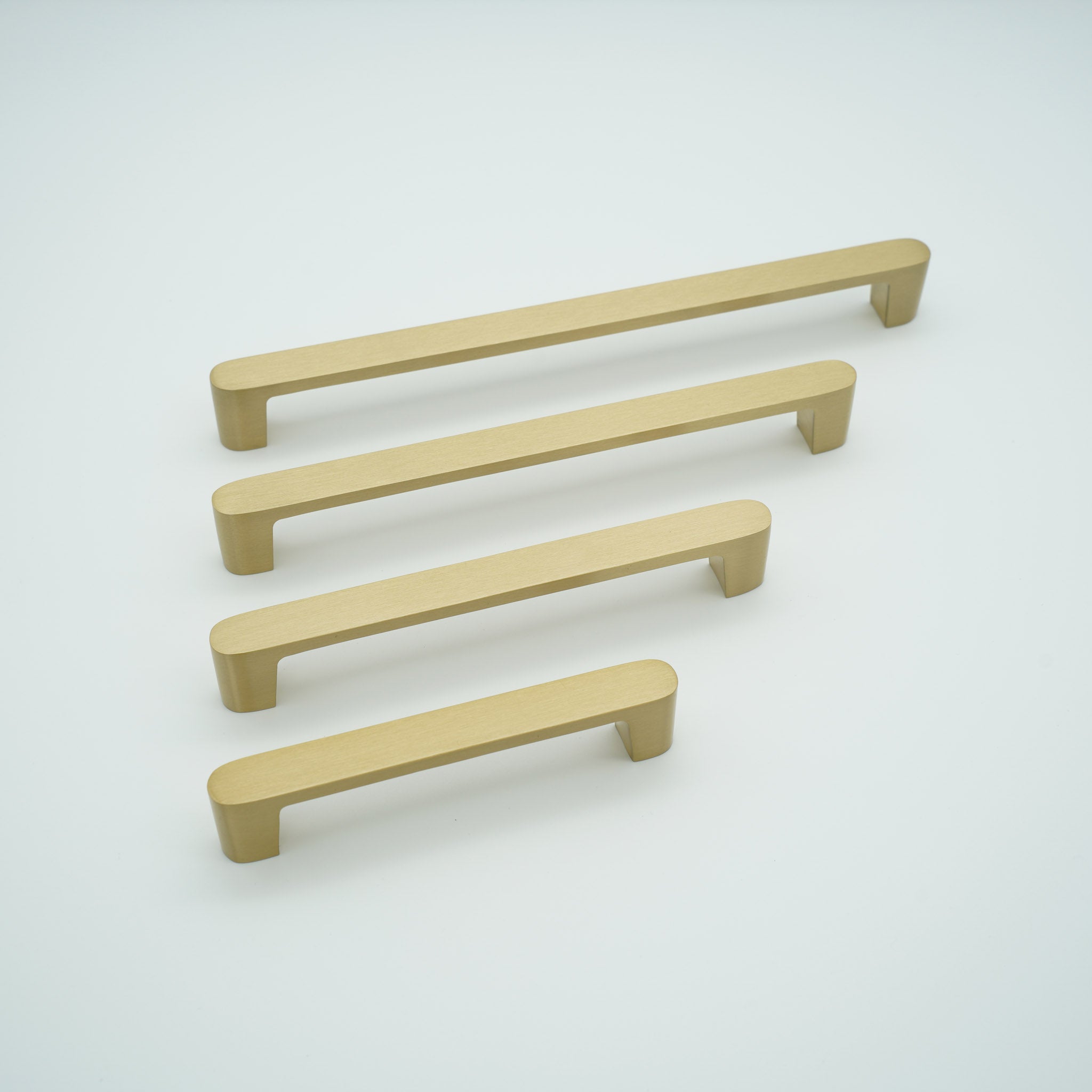Contour Solid Brass Cabinet Handle