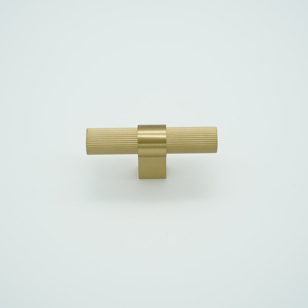 Vento T-Bar Knob Solid Brass Cabinet Knob