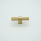Vento T-Bar Knob Solid Brass Cabinet Knob