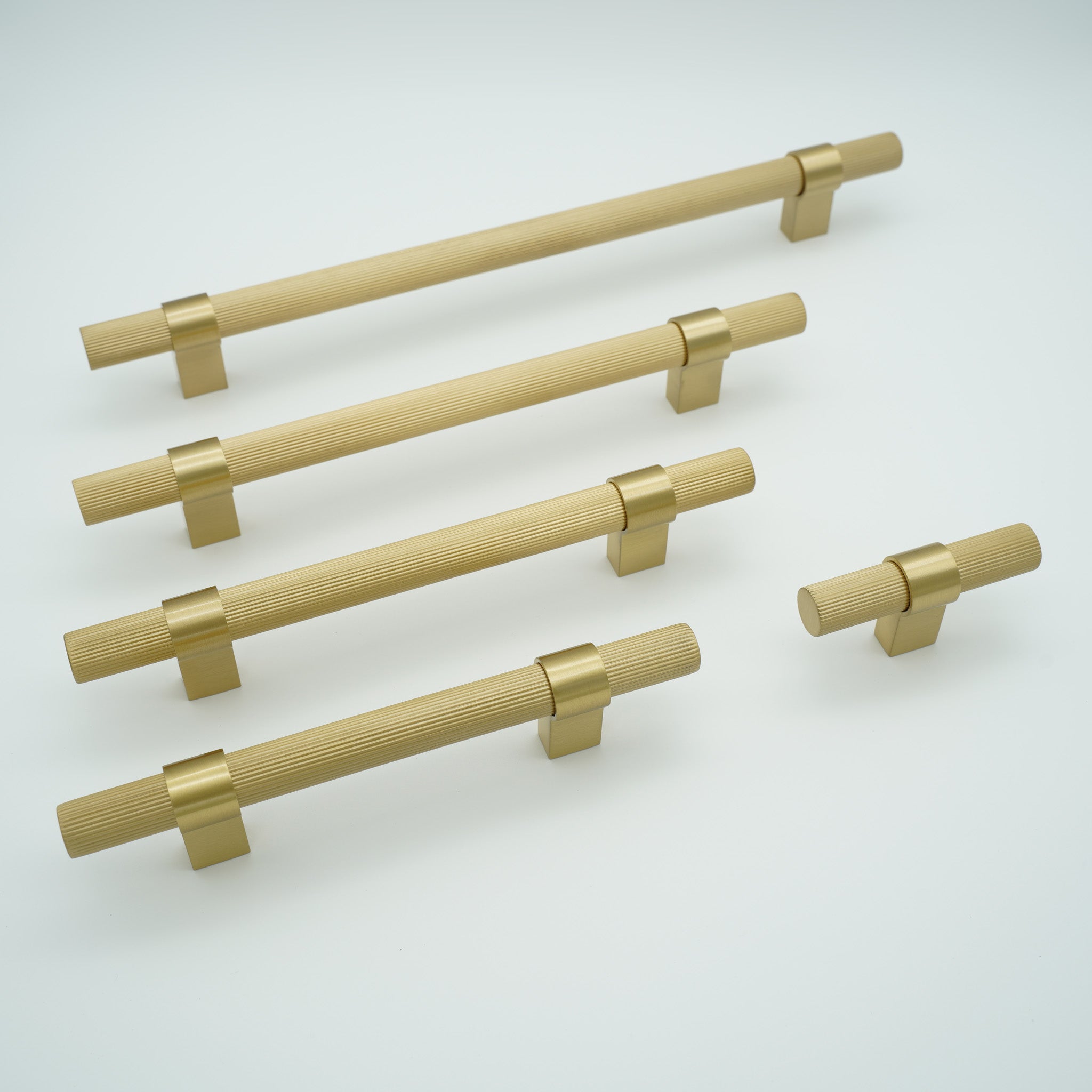 Vento T-Bar Knob Solid Brass Cabinet Knob