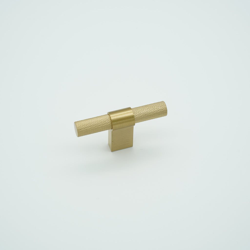 Forge T-Bar Knob Solid Brass Cabinet Knob