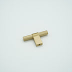Forge T-Bar Knob Solid Brass Cabinet Knob