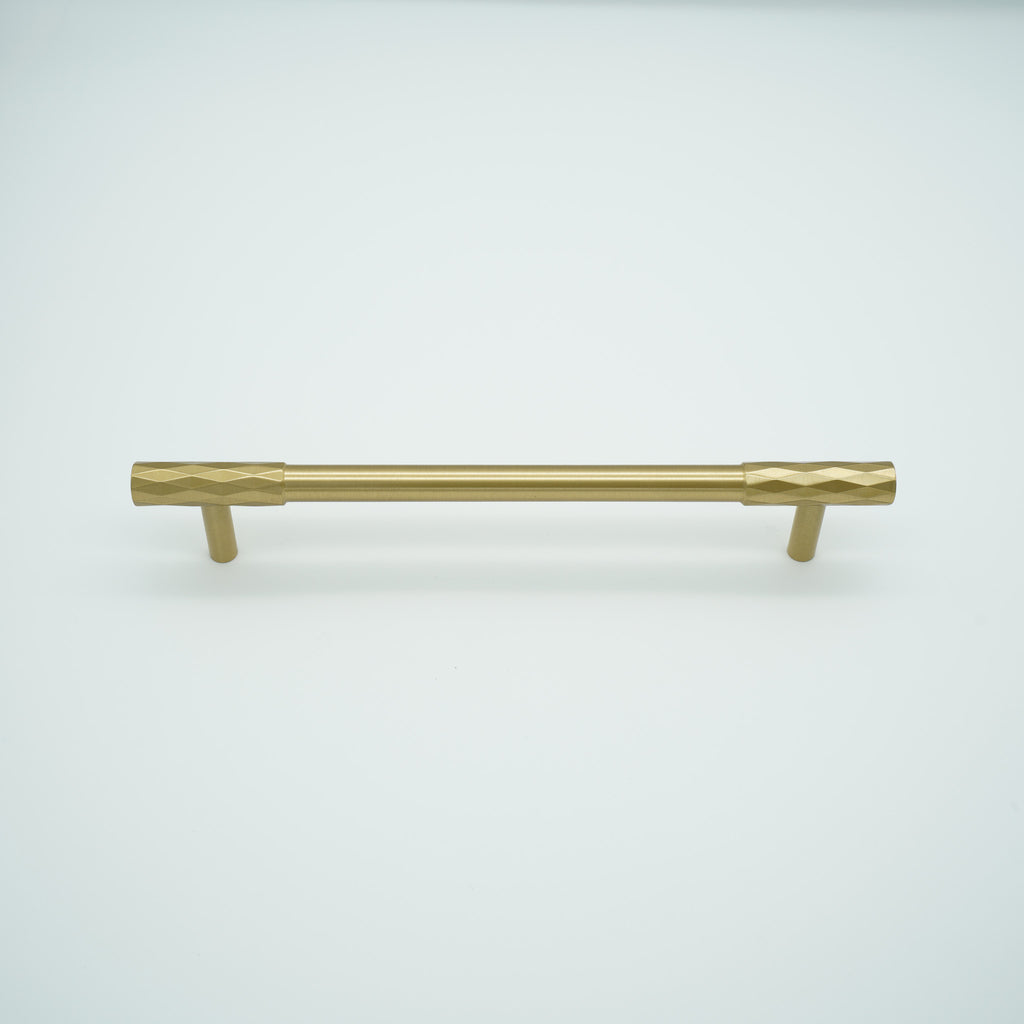 Facet Solid Brass Cabinet Handle