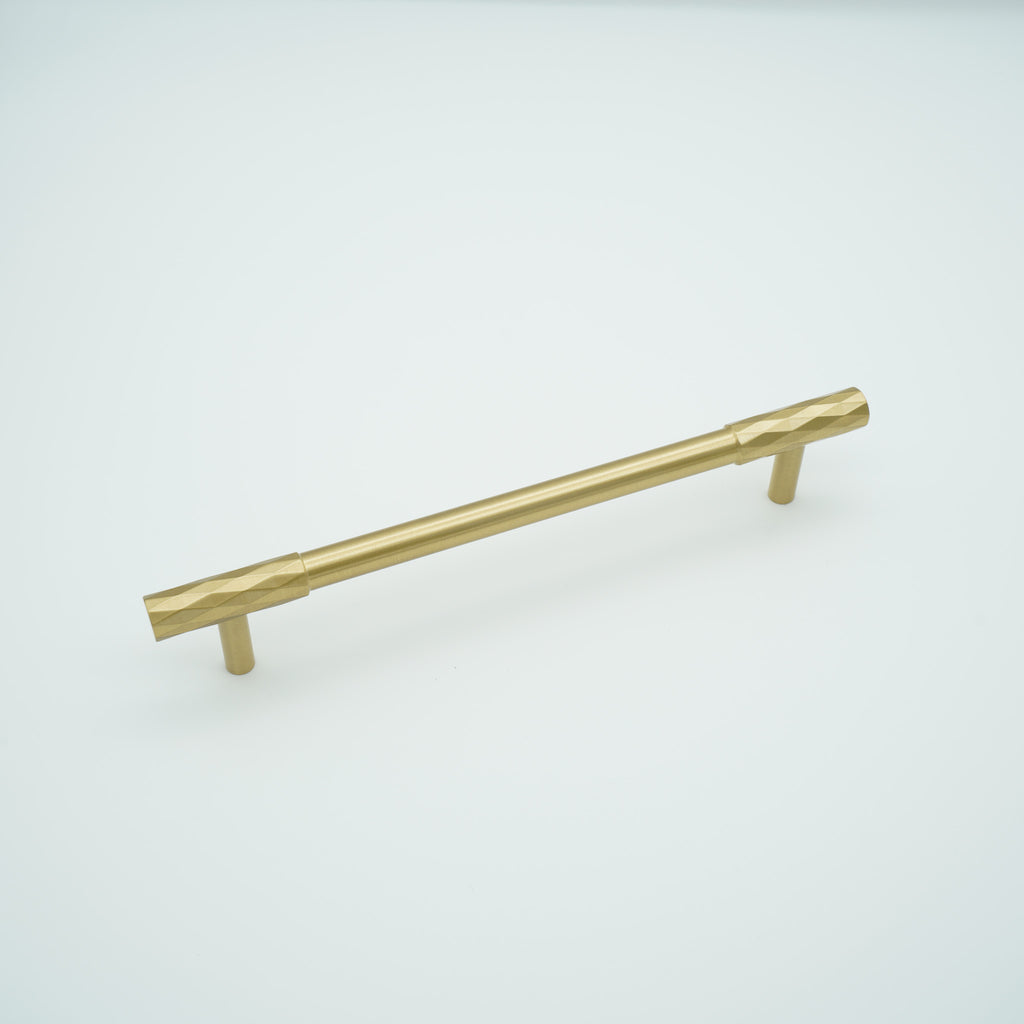 Facet Solid Brass Cabinet Handle