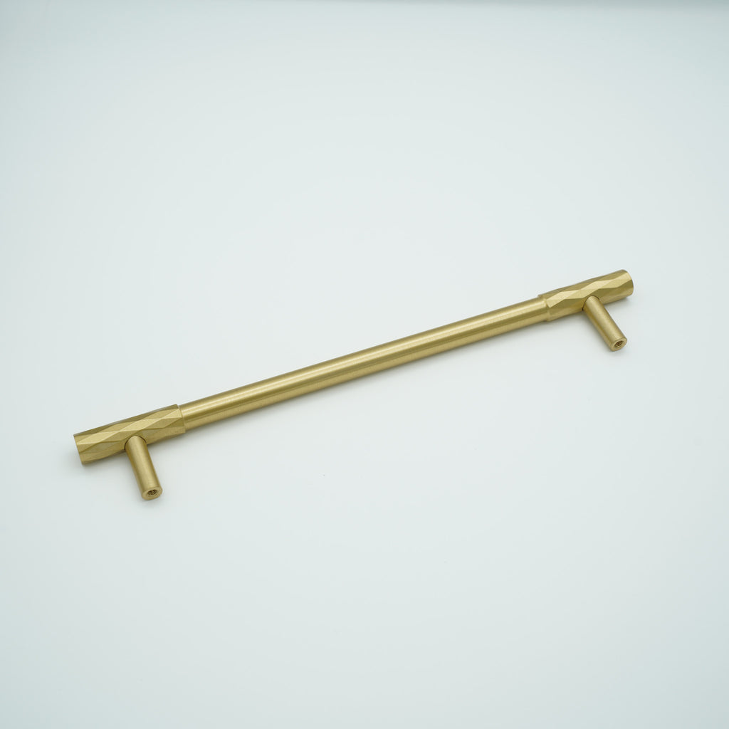 Facet Solid Brass Cabinet Handle