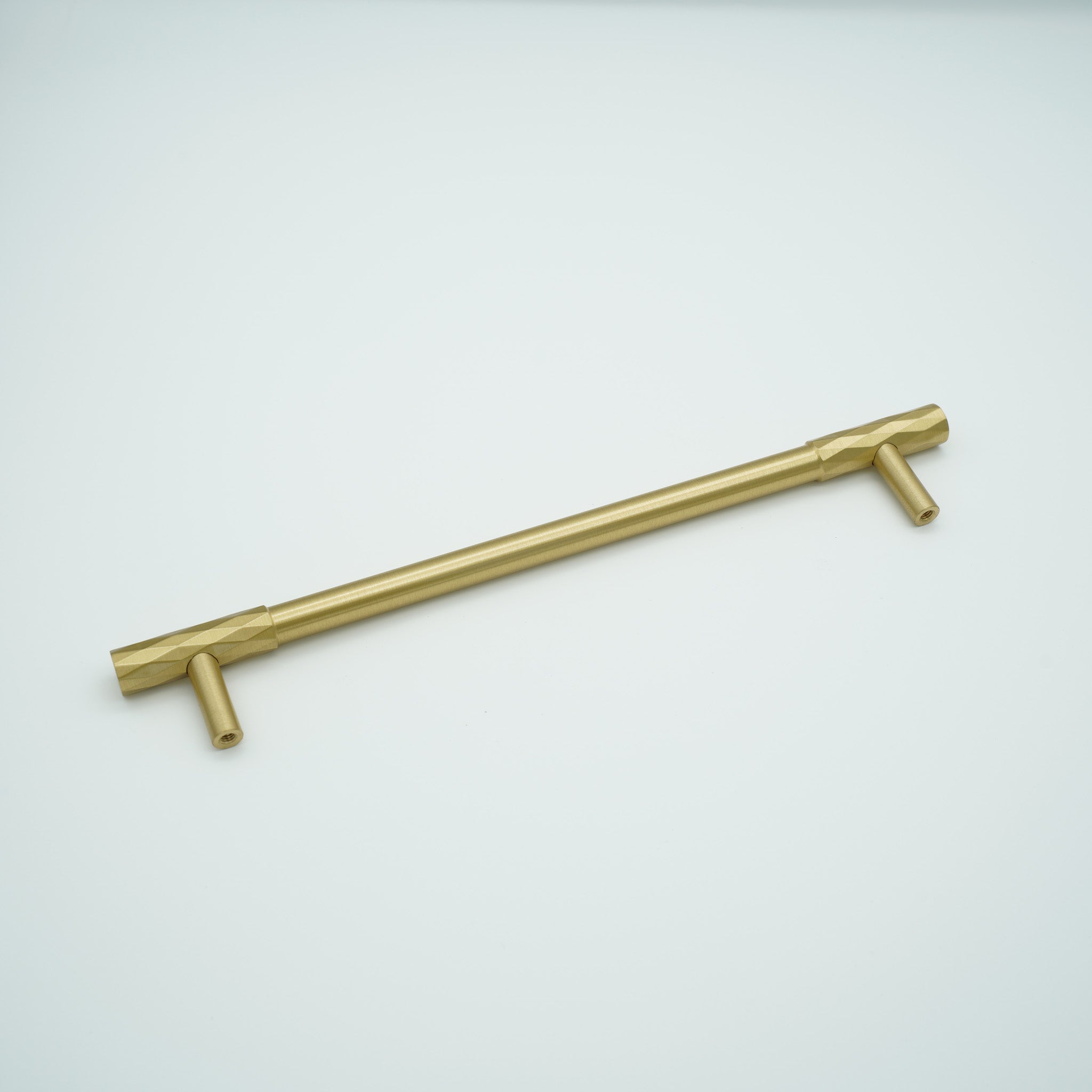 Facet Solid Brass Cabinet Handle