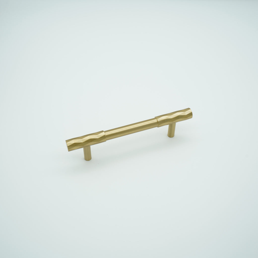 Facet Solid Brass Cabinet Handle