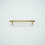 Knox Knurled Solid Brass Cabinet Handle