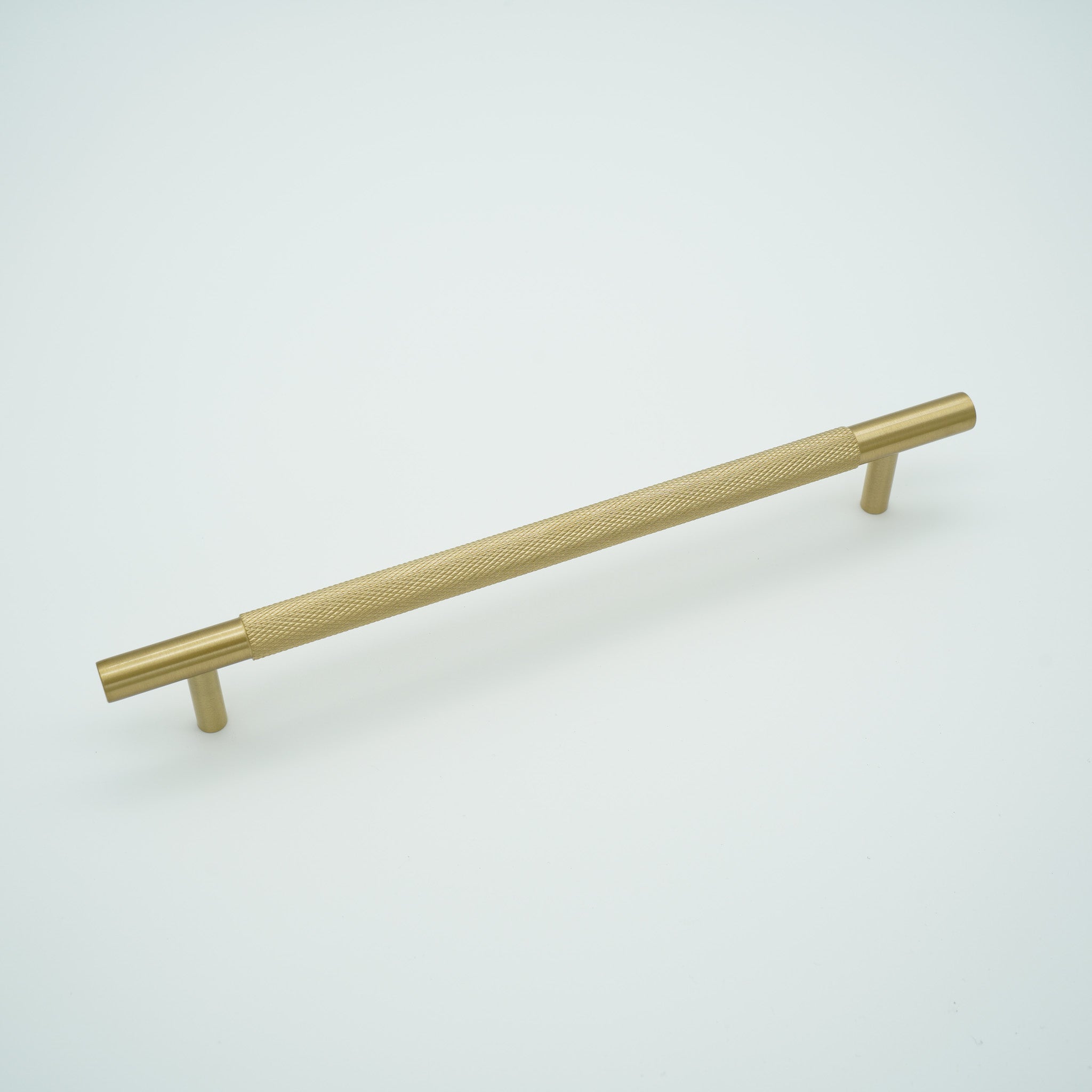 Knox Knurled Solid Brass Cabinet Handle