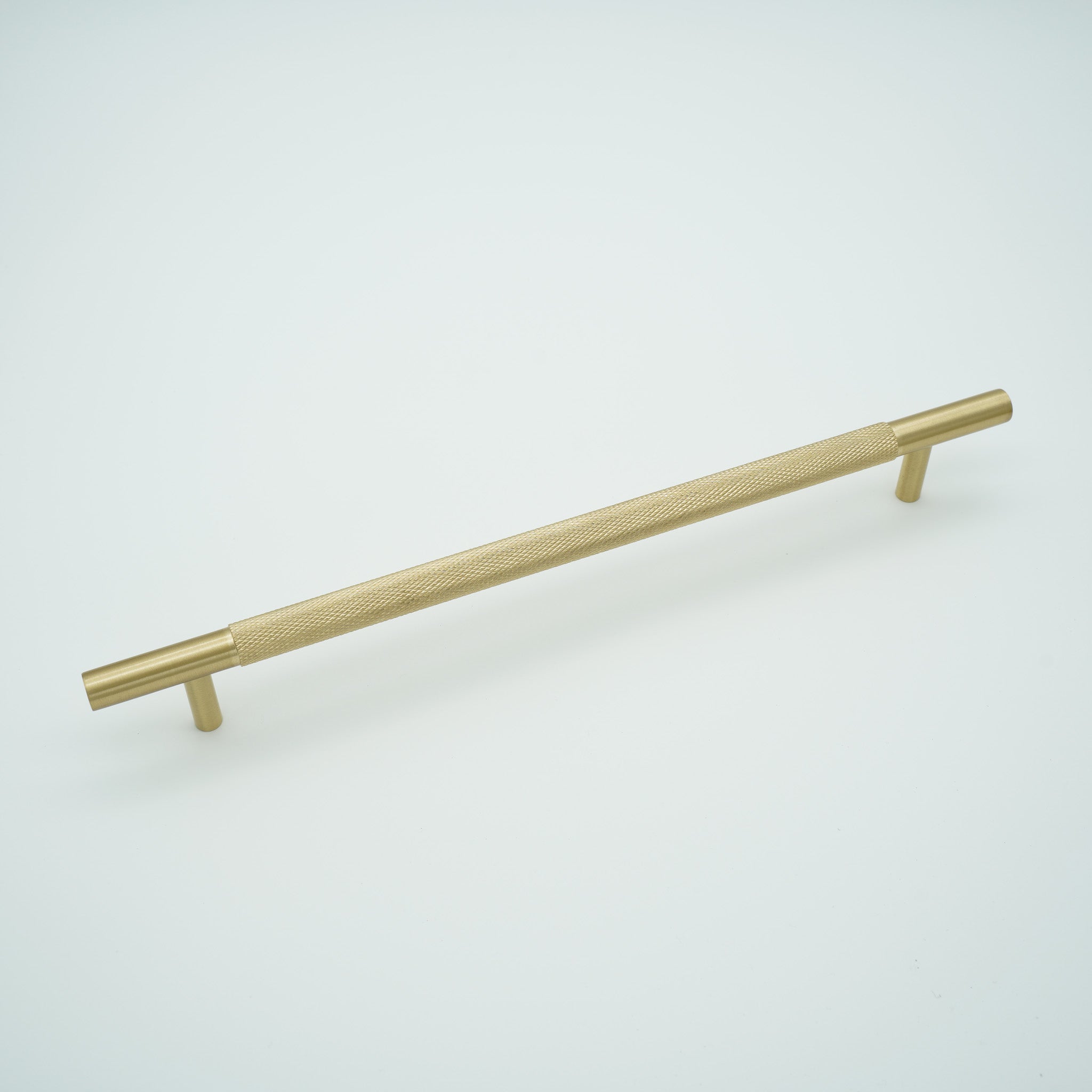 Knox Knurled Solid Brass Cabinet Handle