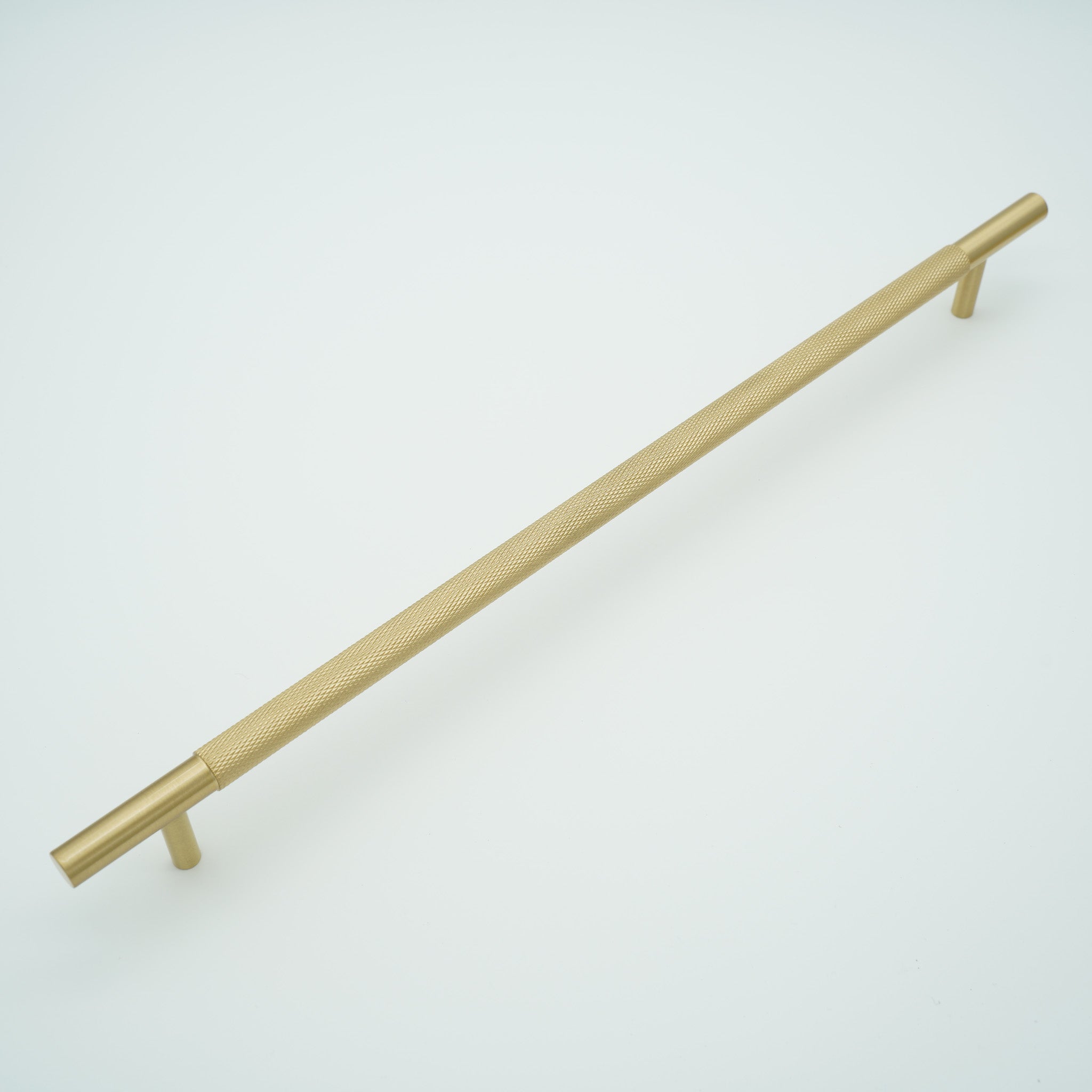 Knox Knurled Solid Brass Cabinet Handle