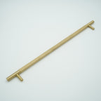 Knox Knurled Solid Brass Cabinet Handle