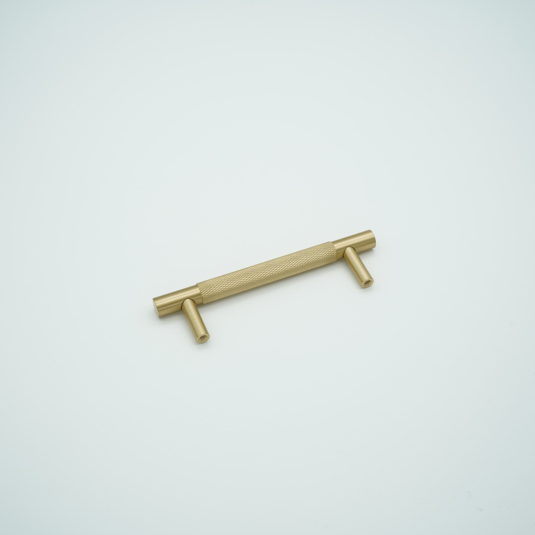 Knox Knurled Solid Brass Cabinet Handle