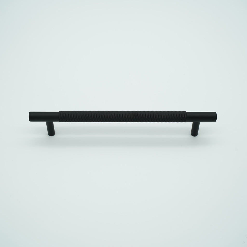 Knox Knurled Solid Brass Cabinet Handle