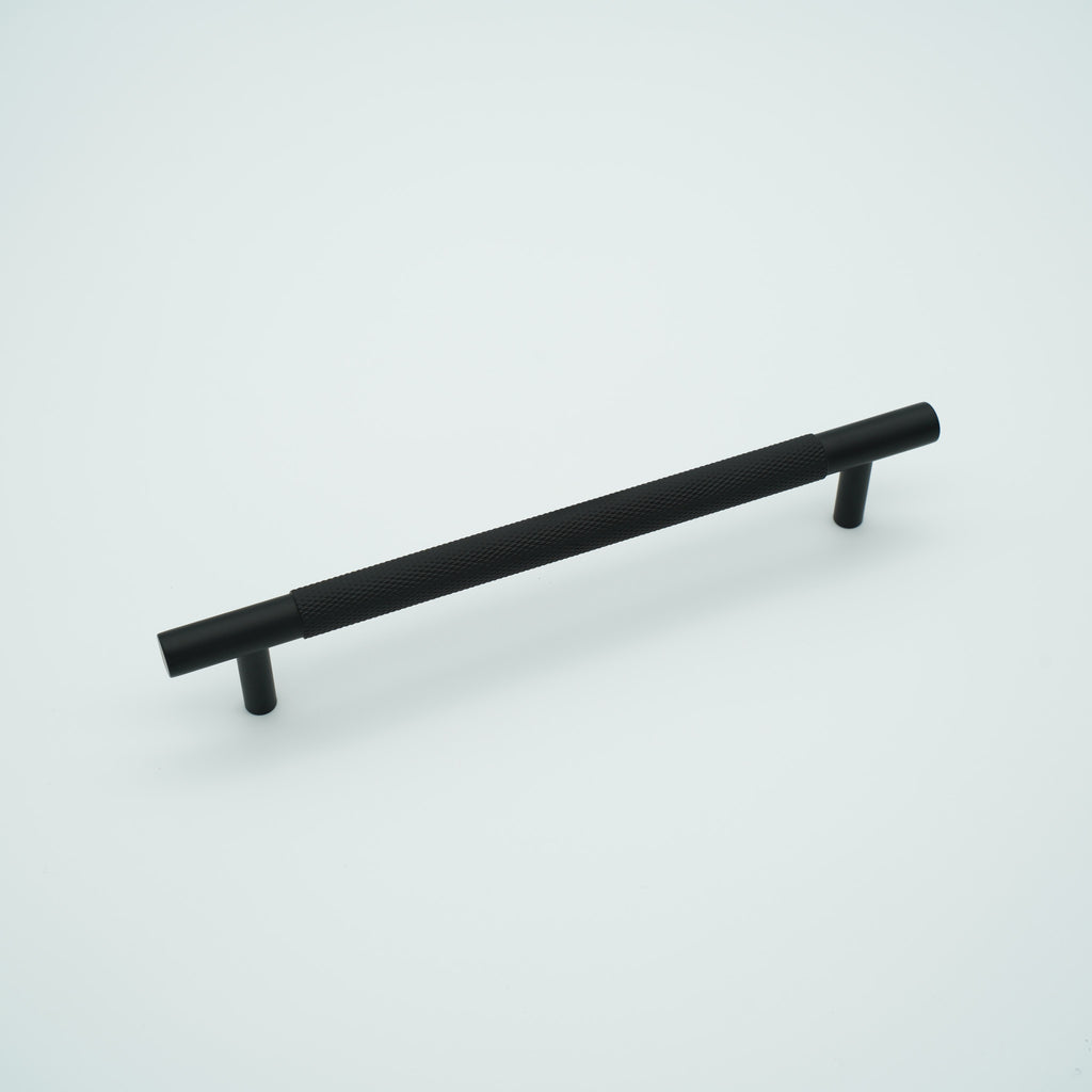 Knox Knurled Solid Brass Cabinet Handle