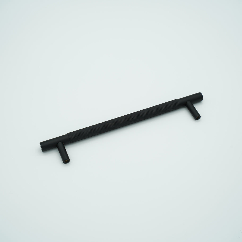 Knox Knurled Solid Brass Cabinet Handle