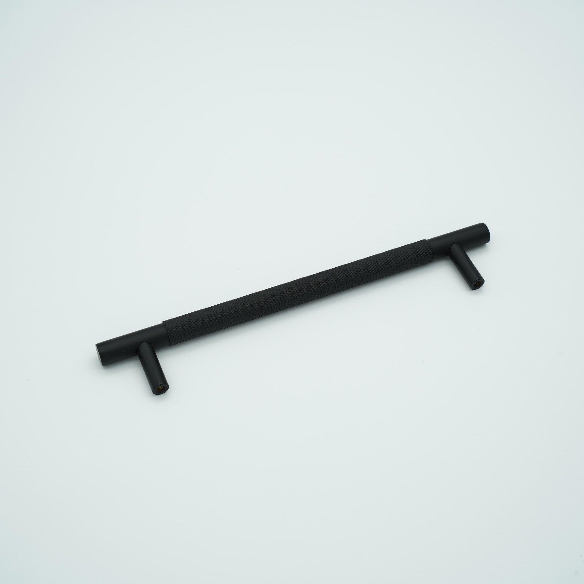 Knox Knurled Solid Brass Cabinet Handle
