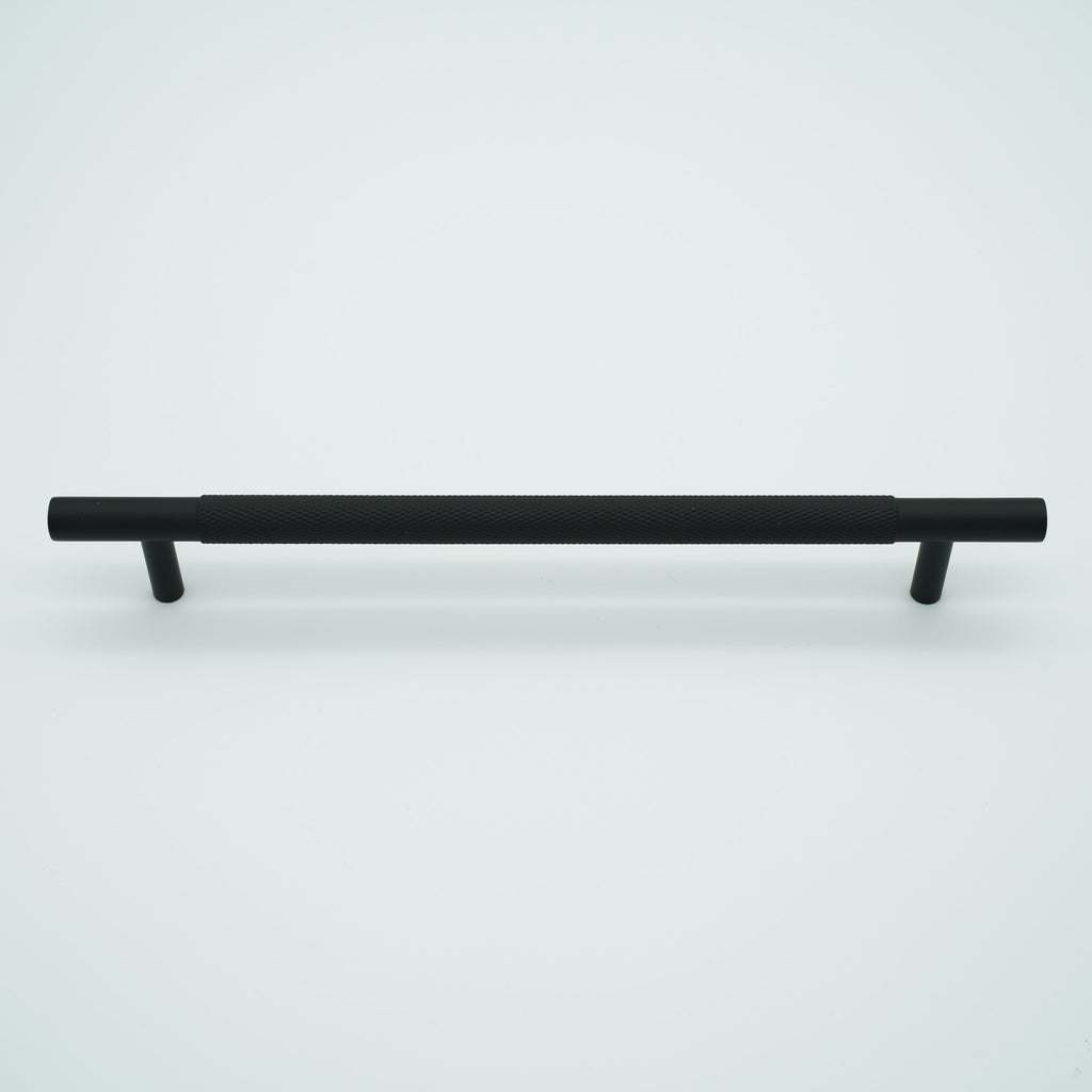 Knox Knurled Solid Brass Cabinet Handle