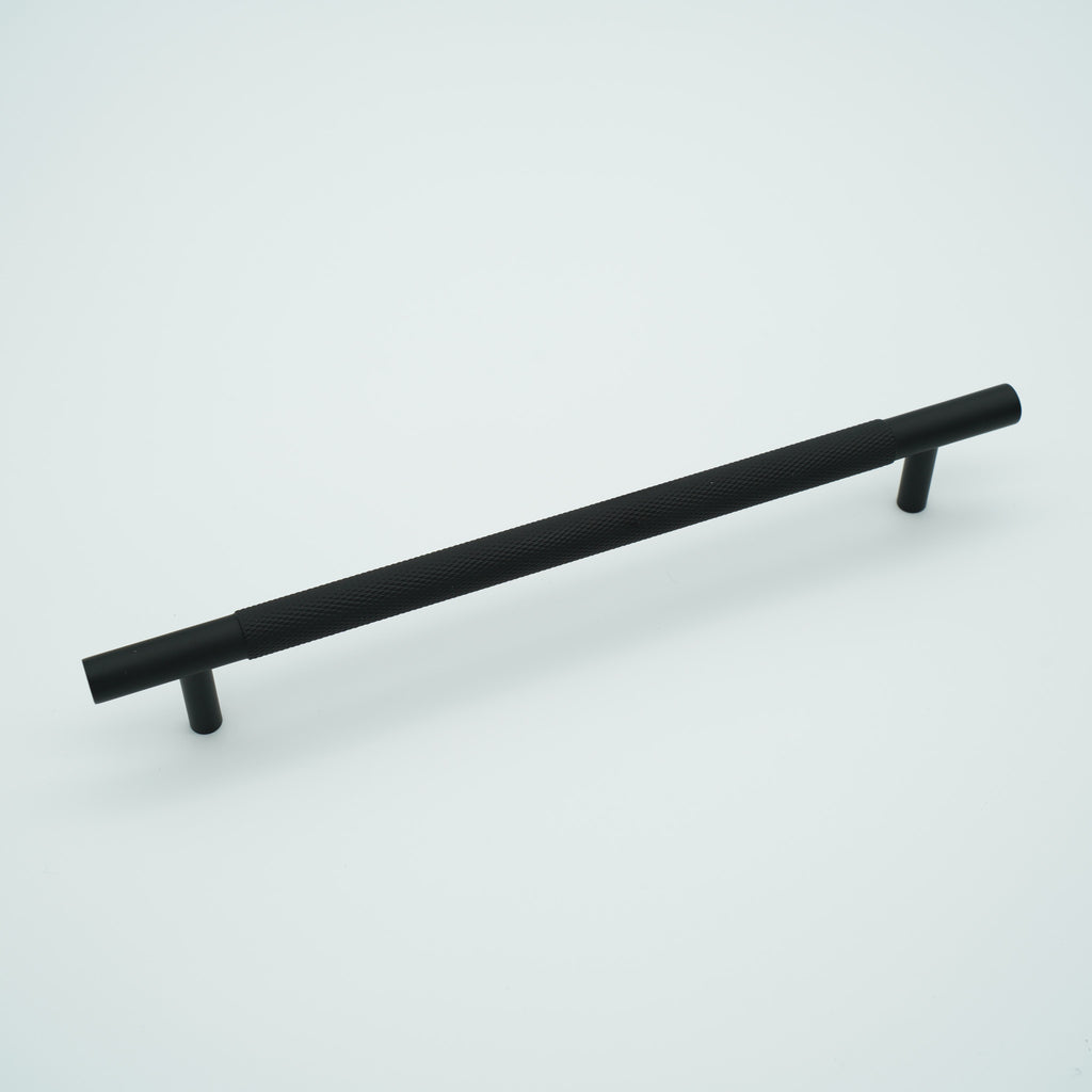 Knox Knurled Solid Brass Cabinet Handle