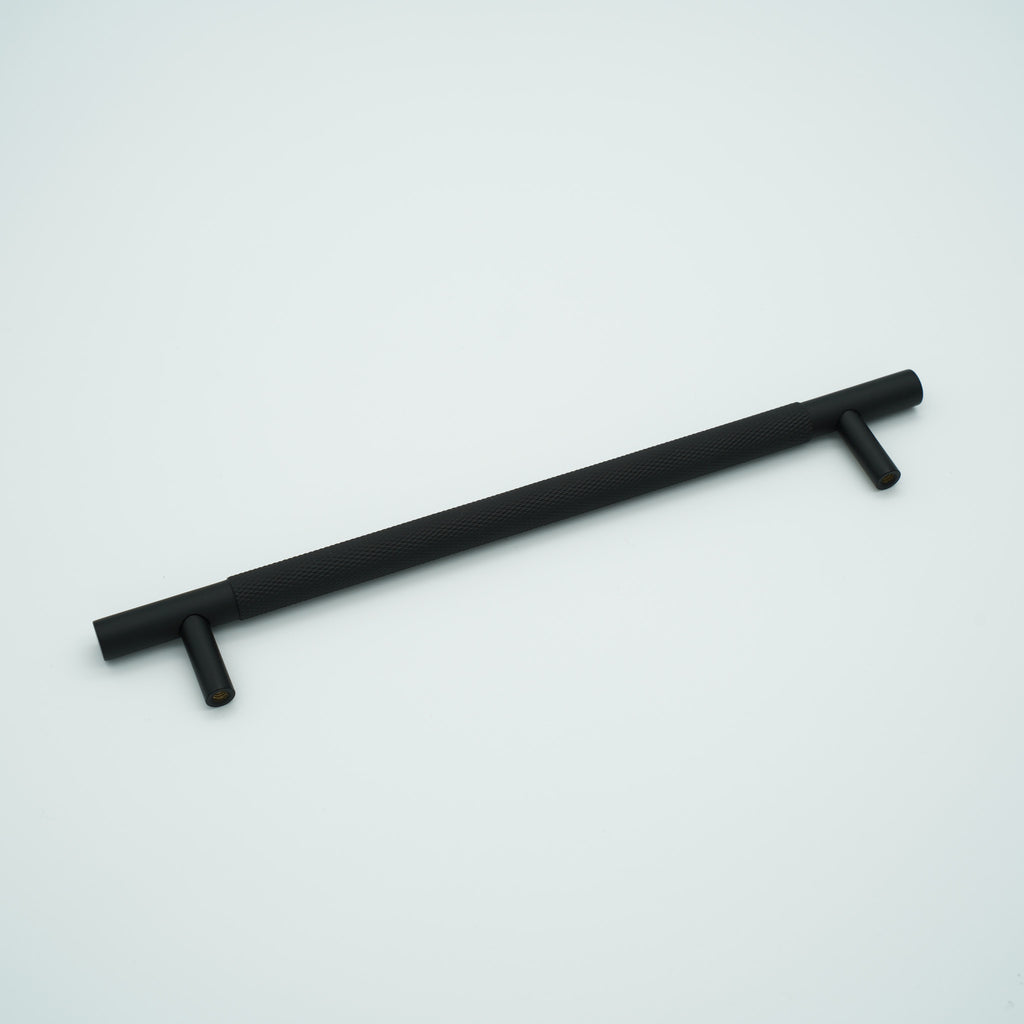 Knox Knurled Solid Brass Cabinet Handle