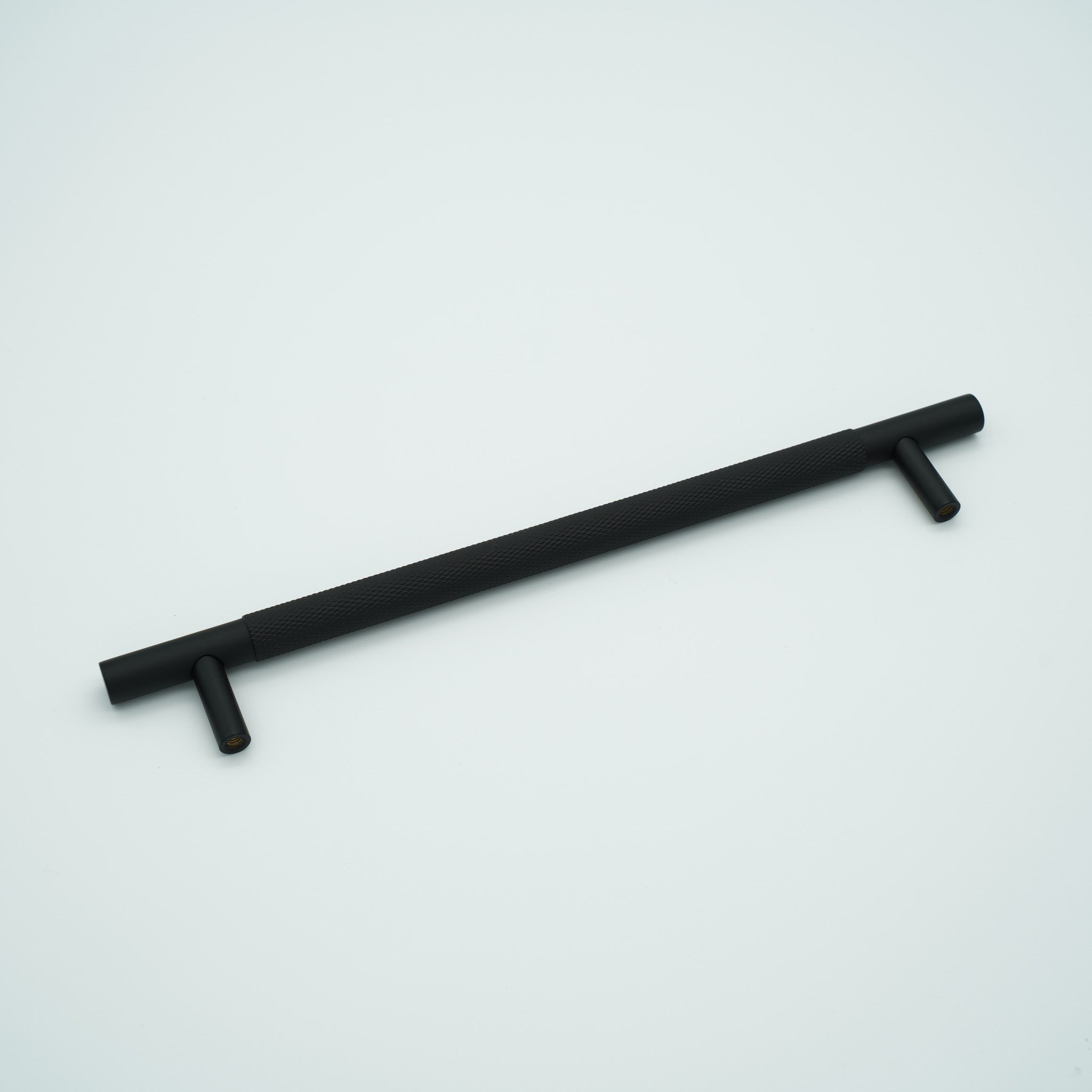 Knox Knurled Solid Brass Cabinet Handle