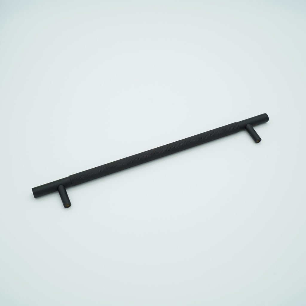 Knox Knurled Solid Brass Cabinet Handle
