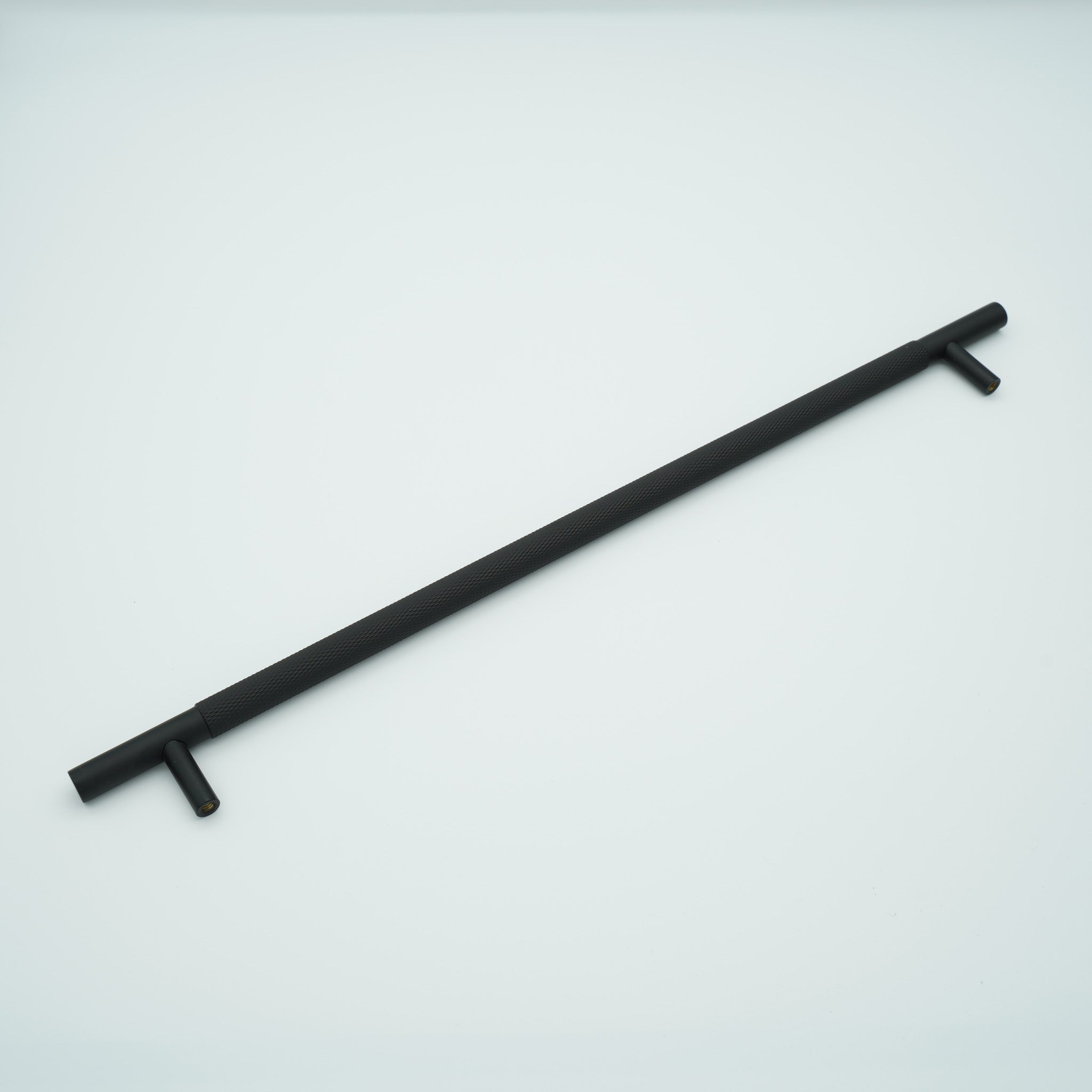 Knox Knurled Solid Brass Cabinet Handle
