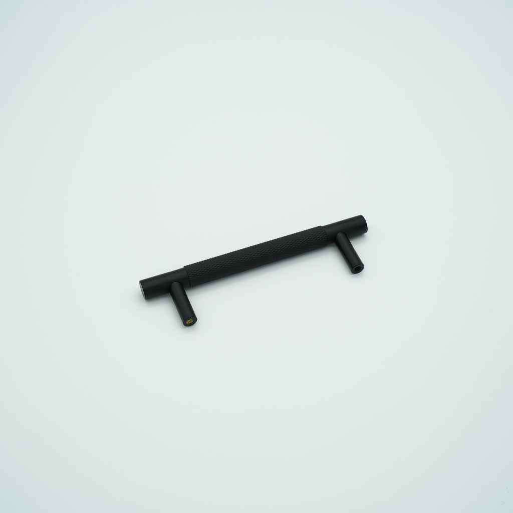 Knox Knurled Solid Brass Cabinet Handle