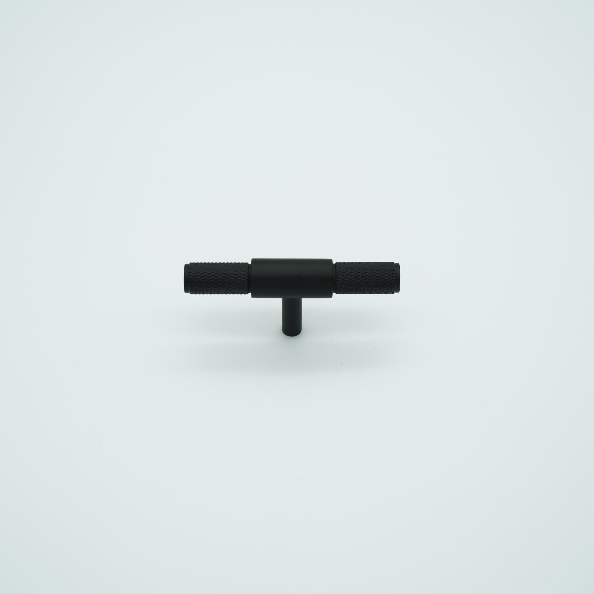 Knox Knurled Solid Brass Cabinet T-Bar Knob
