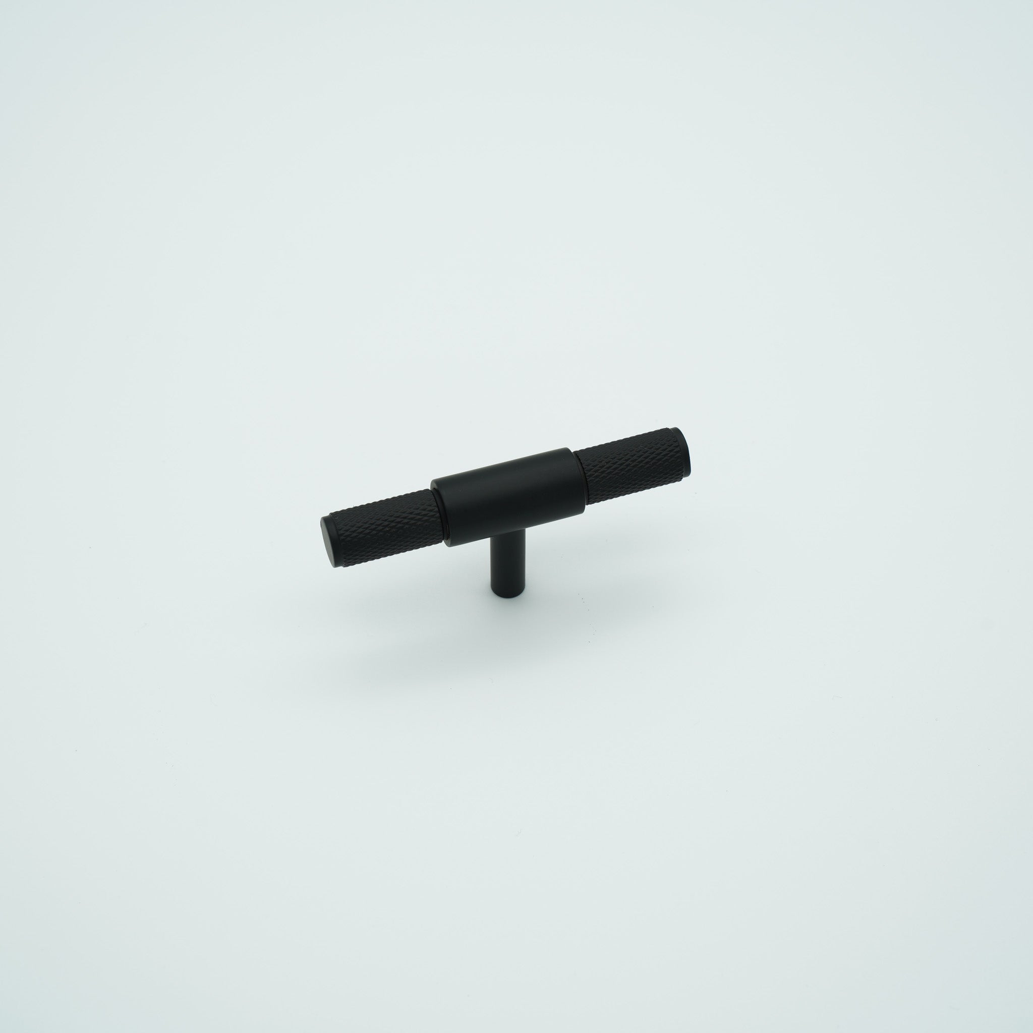 Knox Knurled Solid Brass Cabinet T-Bar Knob