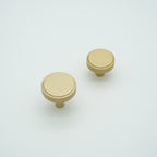 Knox Round Knob Solid Brass Cabinet Knob