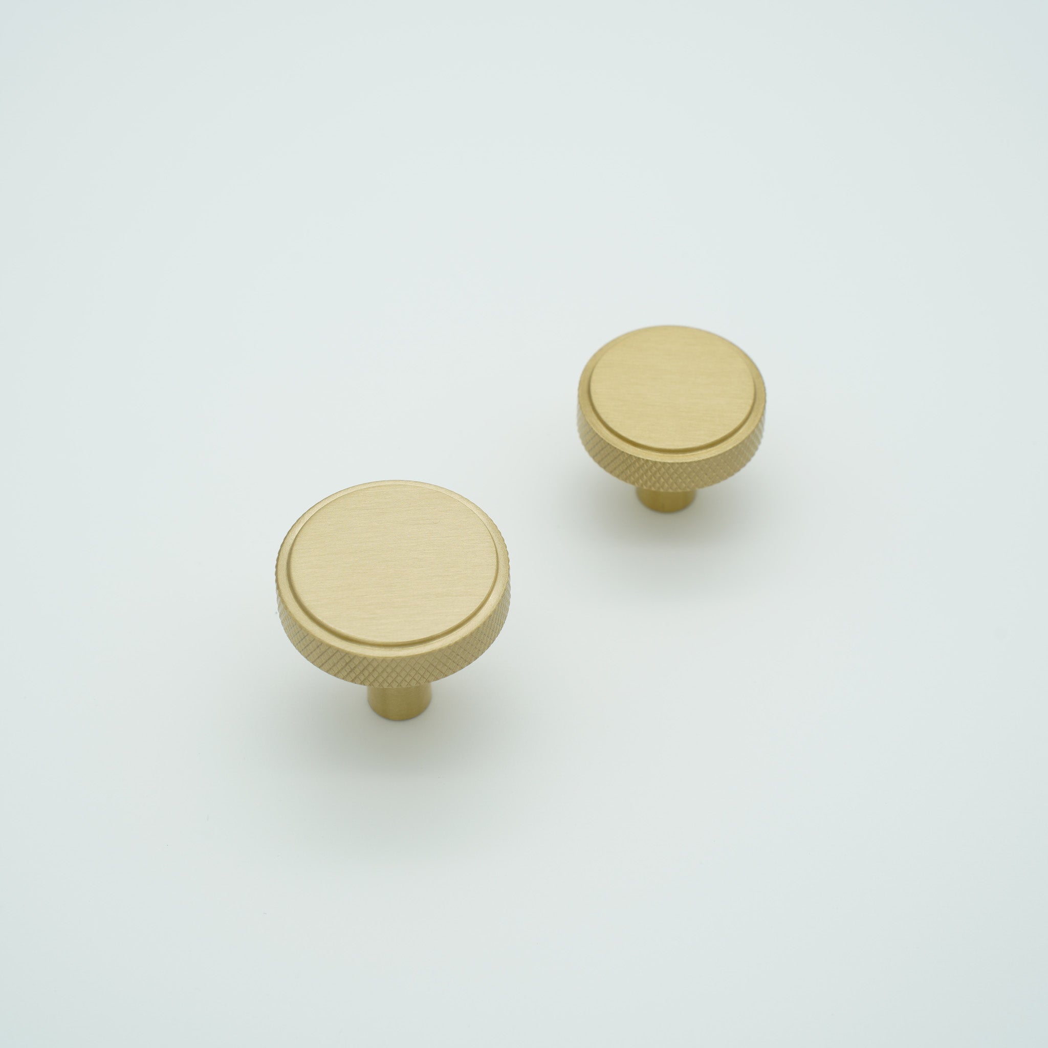 Knox Round Knob Solid Brass Cabinet Knob
