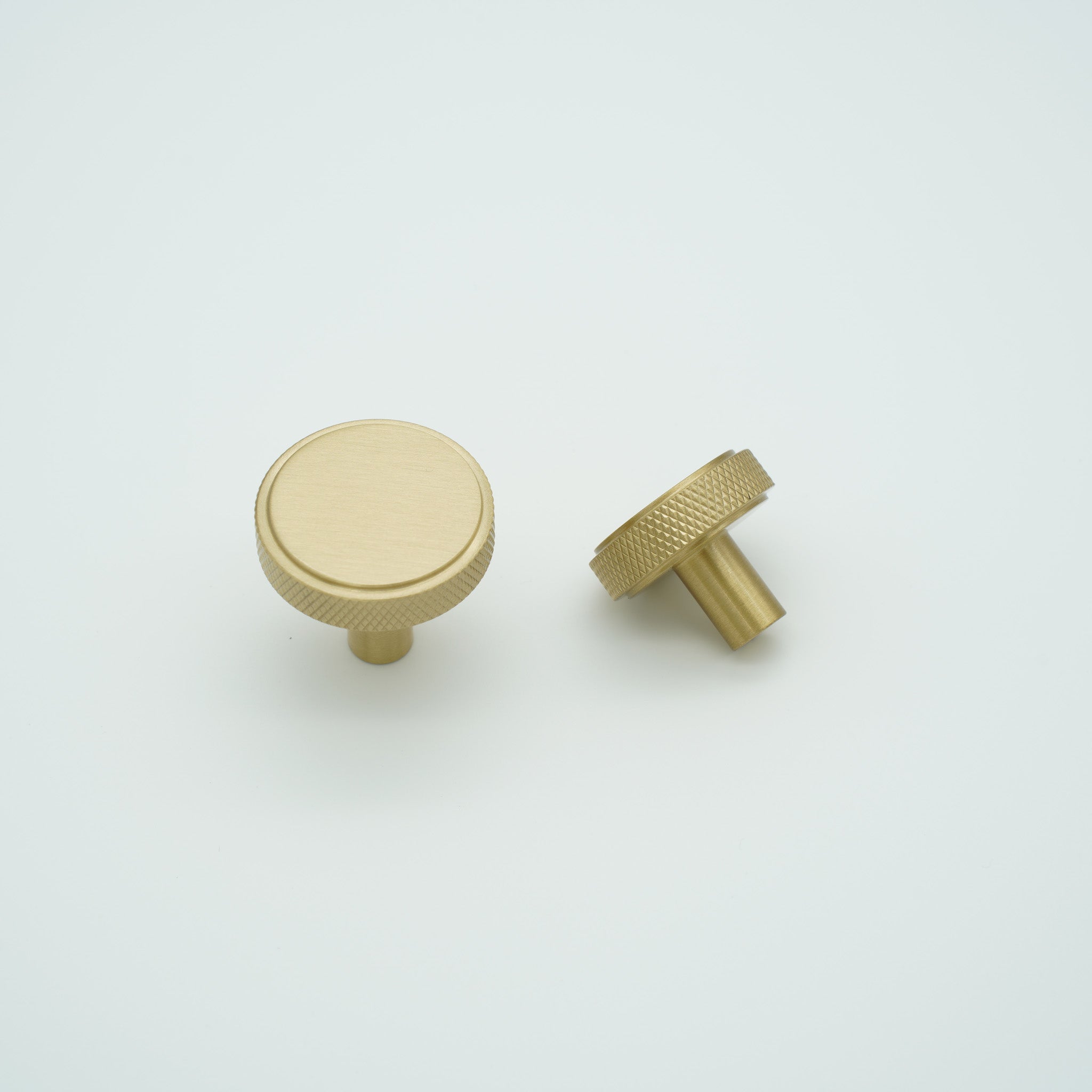 Knox Round Knob Solid Brass Cabinet Knob