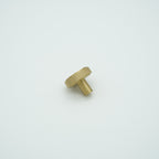 Knox Round Knob Solid Brass Cabinet Knob