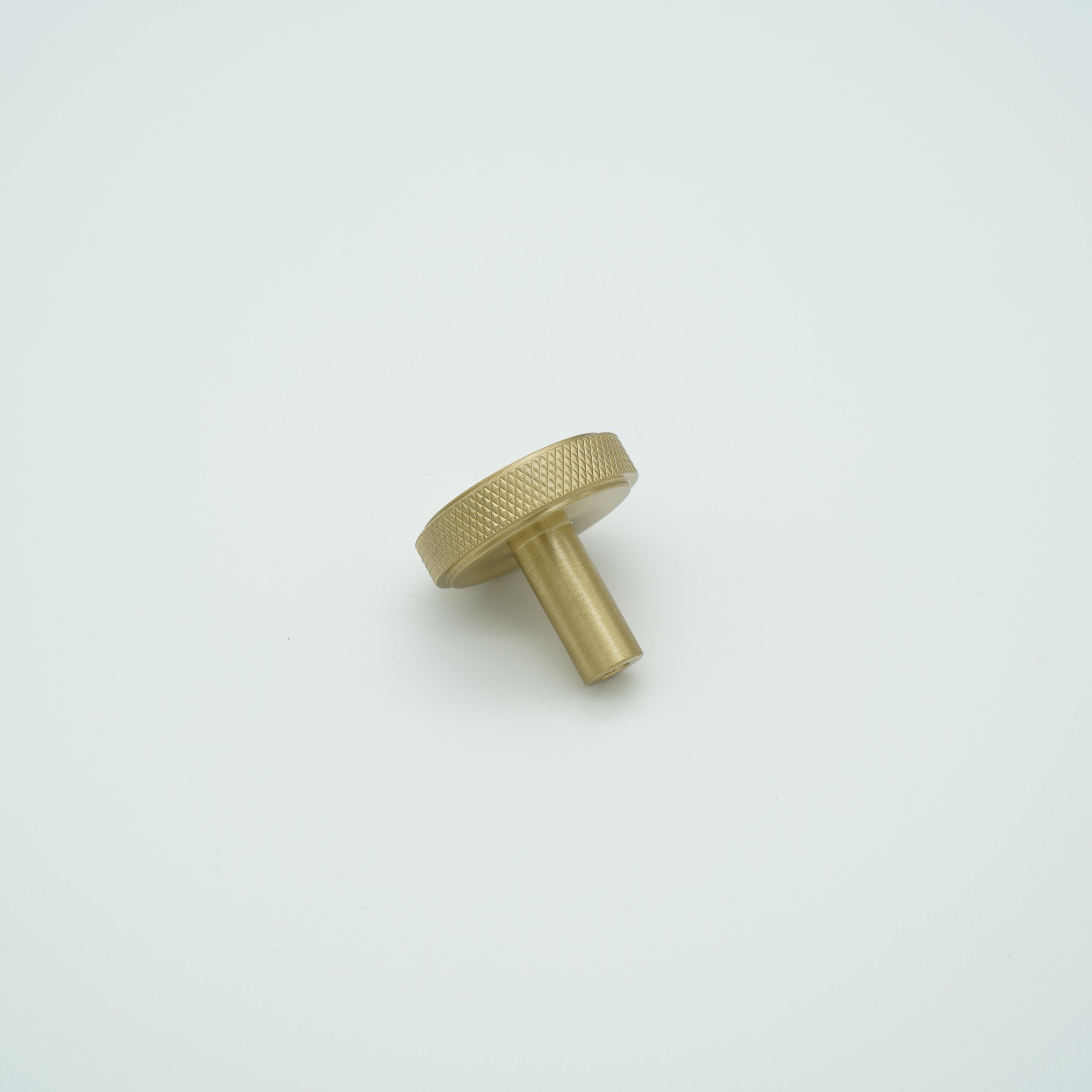 Knox Round Knob Solid Brass Cabinet Knob