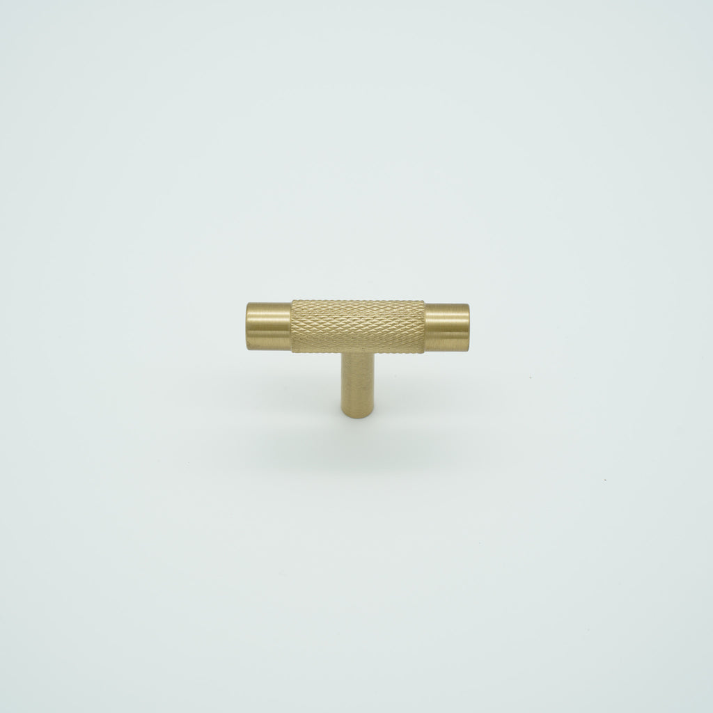 Apex T-Bar Knob Solid Brass Cabinet Knob