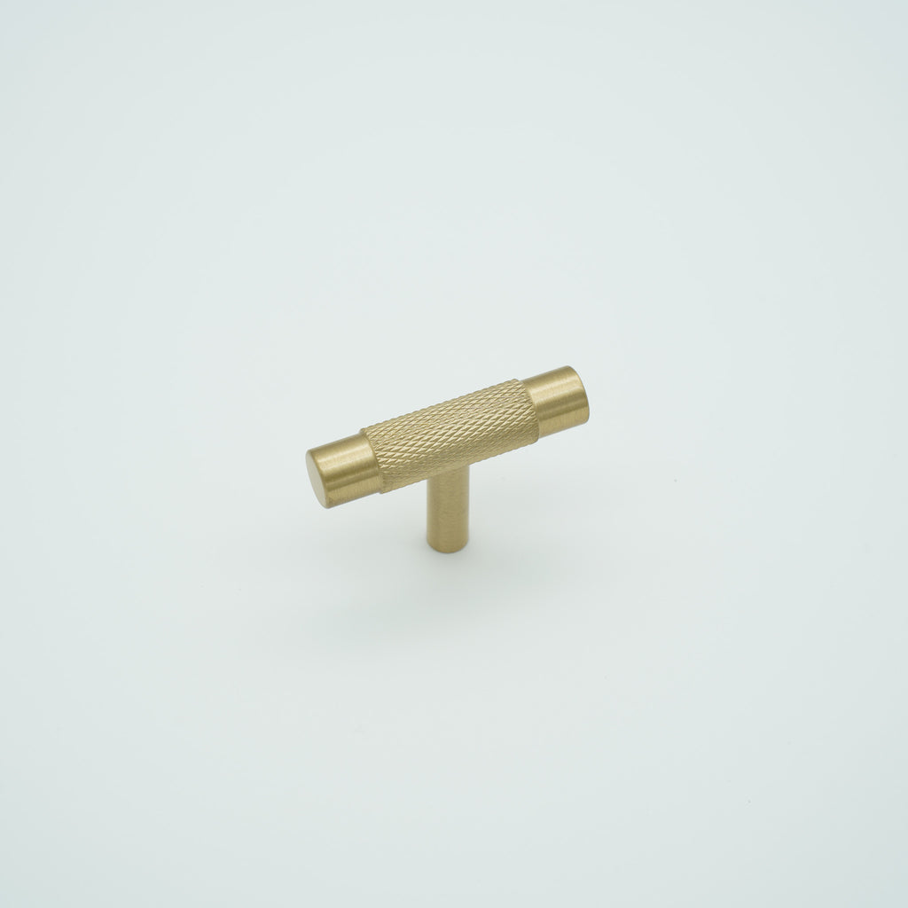 Apex T-Bar Knob Solid Brass Cabinet Knob