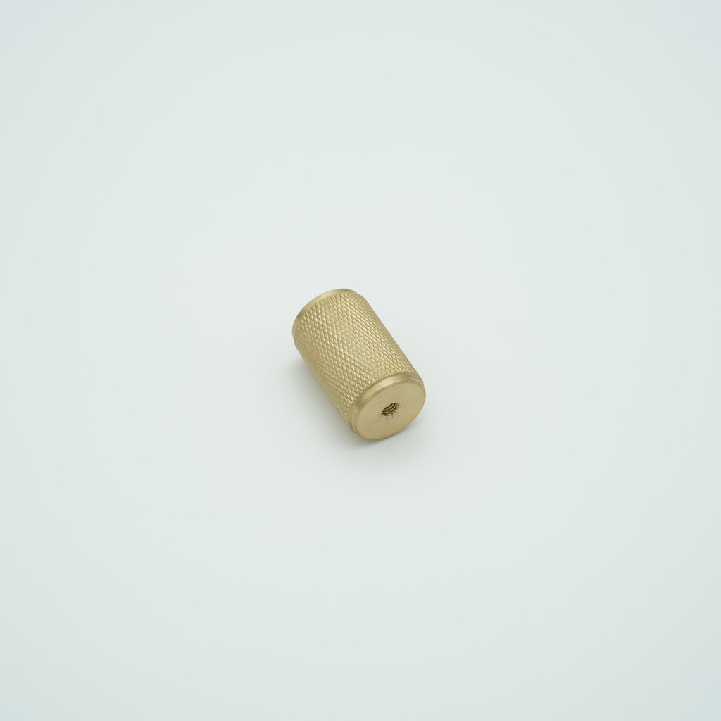 Apex Cylinder Knob Solid Brass Cabinet Knob