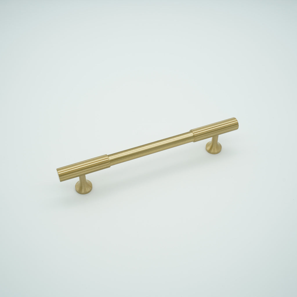 Ridge Solid Brass Cabinet Handle