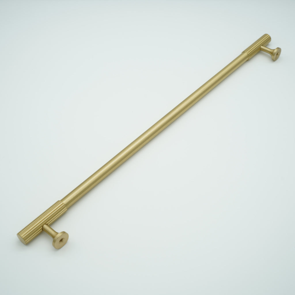 Ridge Solid Brass Cabinet Handle
