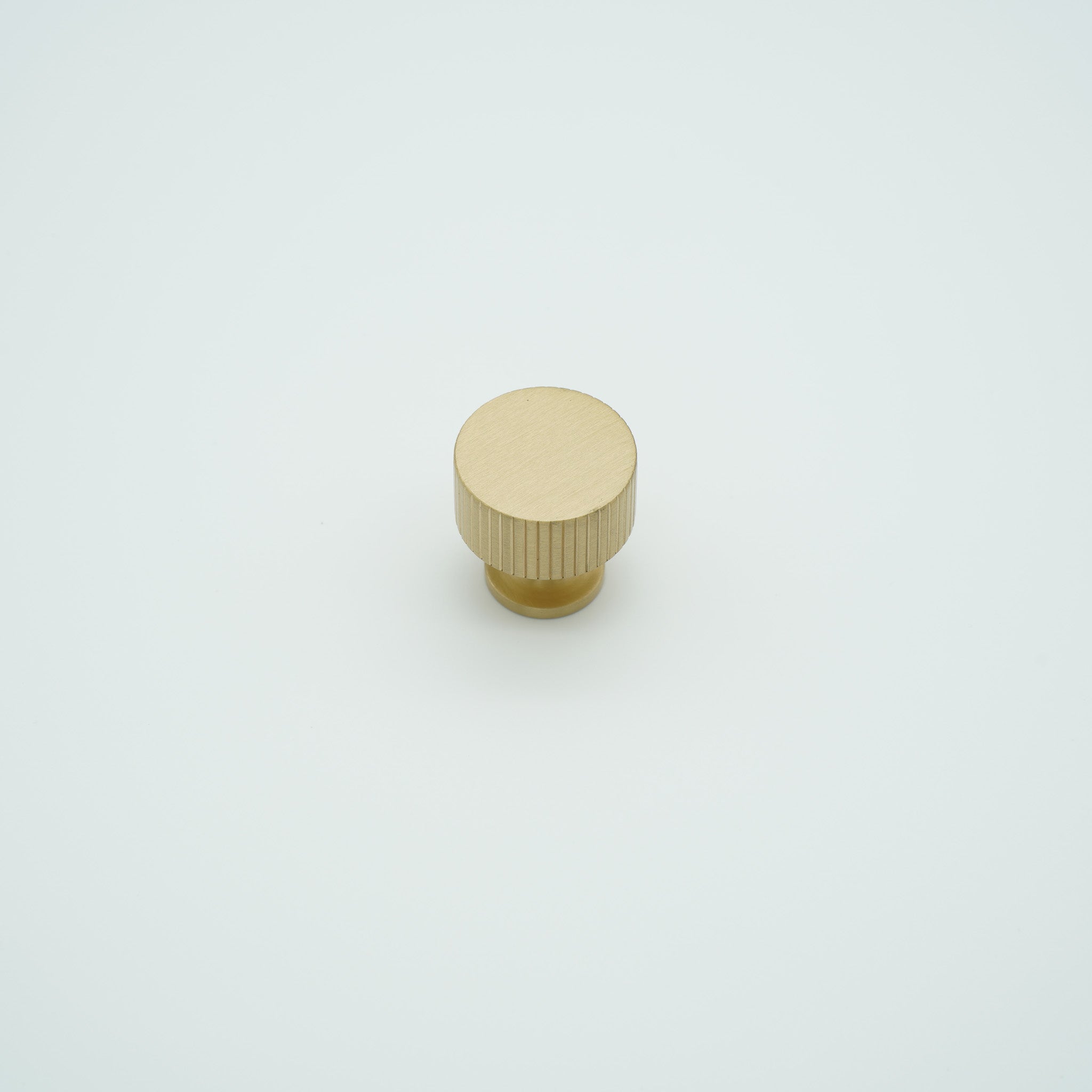 Ridge Fluted Solid Brass Cabinet Knob