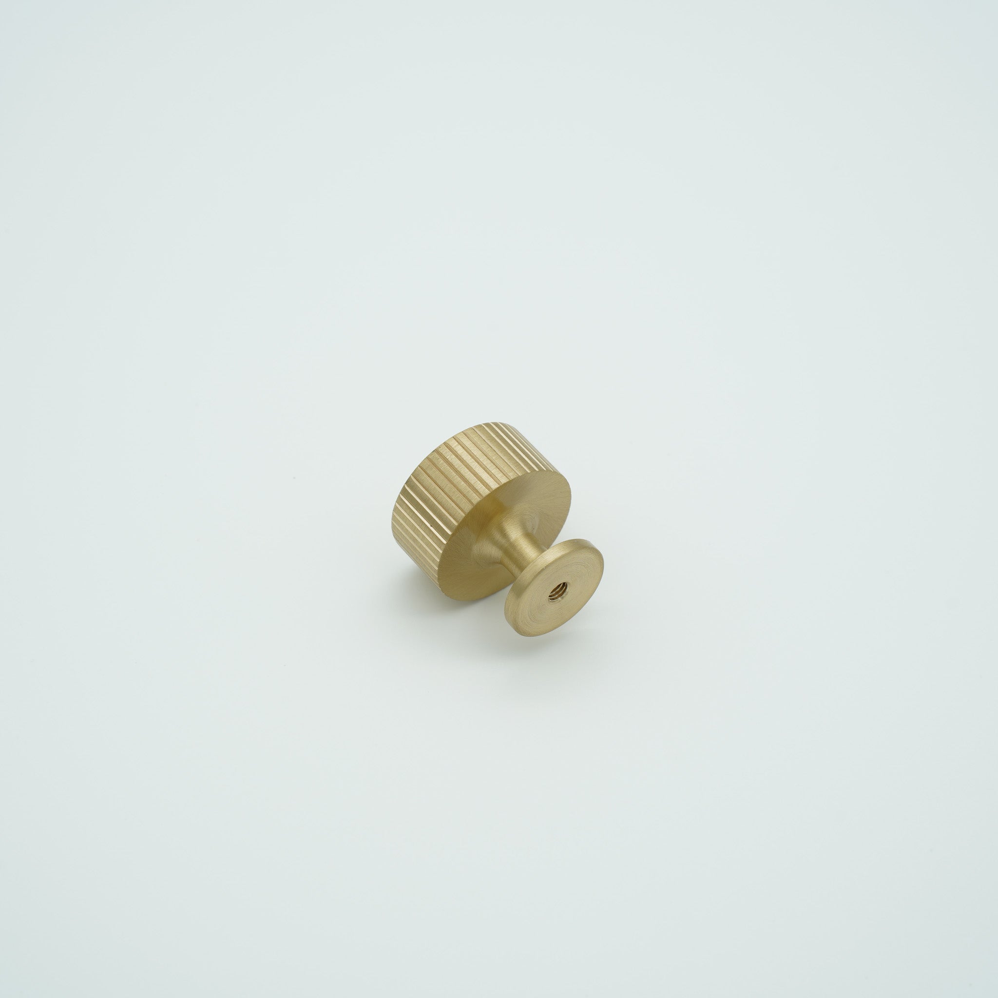 Ridge Fluted Solid Brass Cabinet Knob