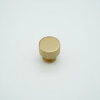 Ridge Fluted Solid Brass Cabinet Knob