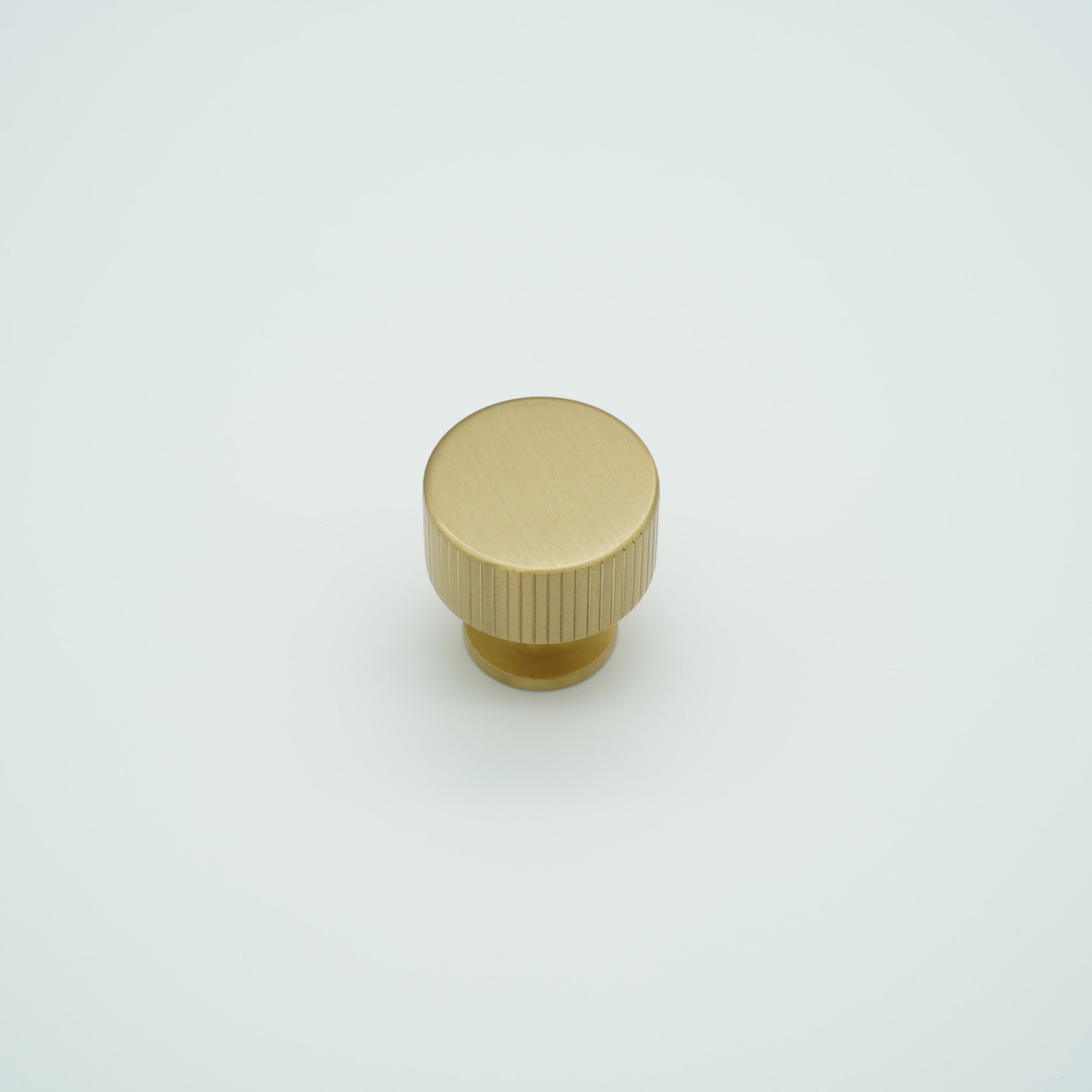 Ridge Fluted Solid Brass Cabinet Knob