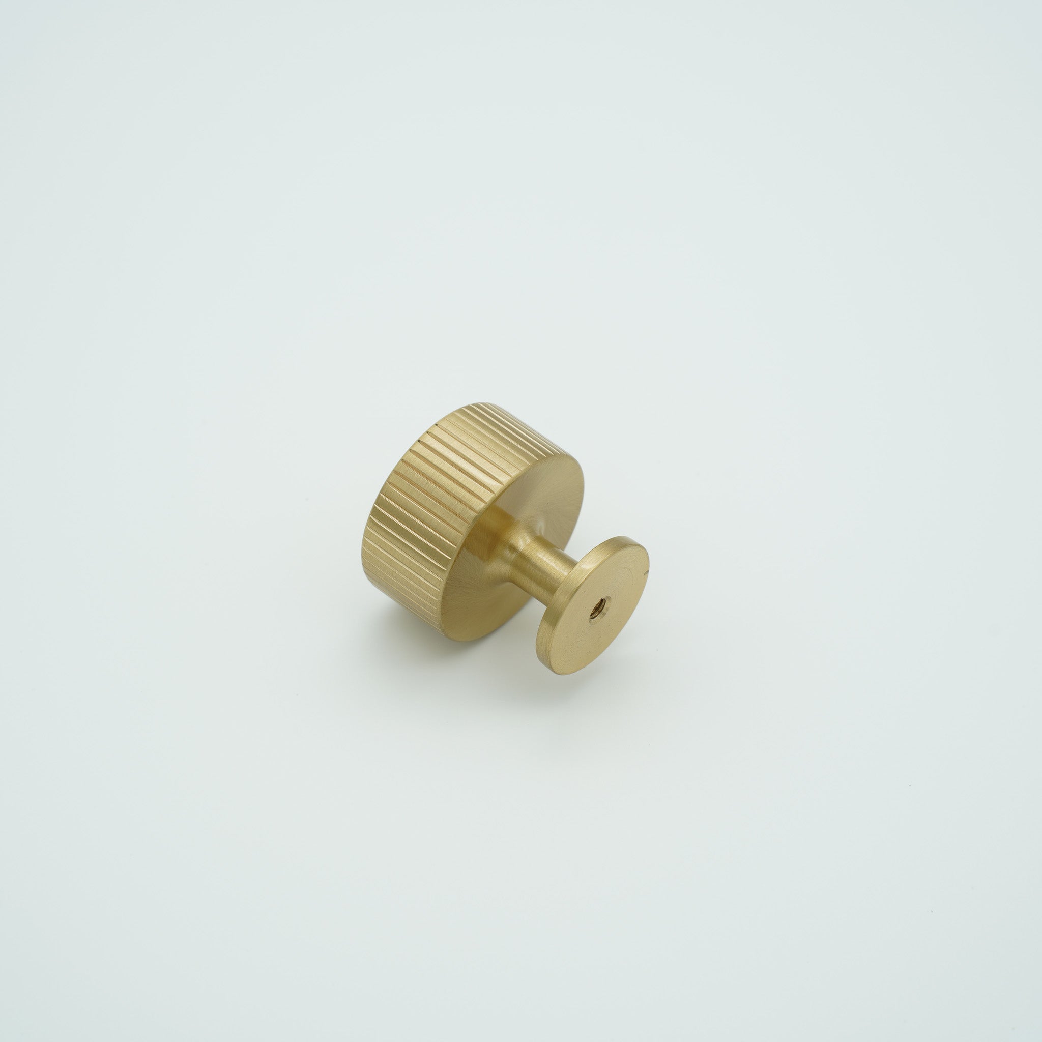 Ridge Fluted Solid Brass Cabinet Knob