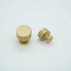 Ridge Fluted Solid Brass Cabinet Knob