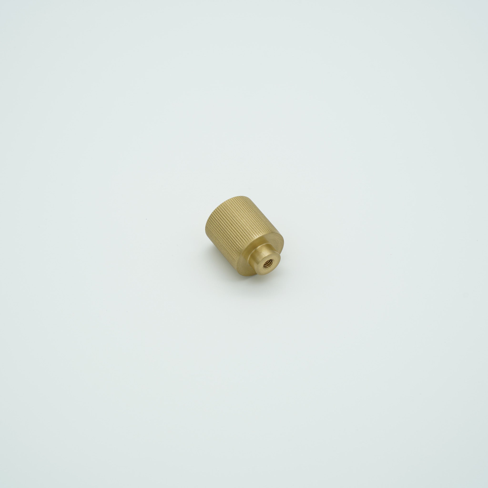 Vento Cylinder Knob Solid Brass Cabinet Knob