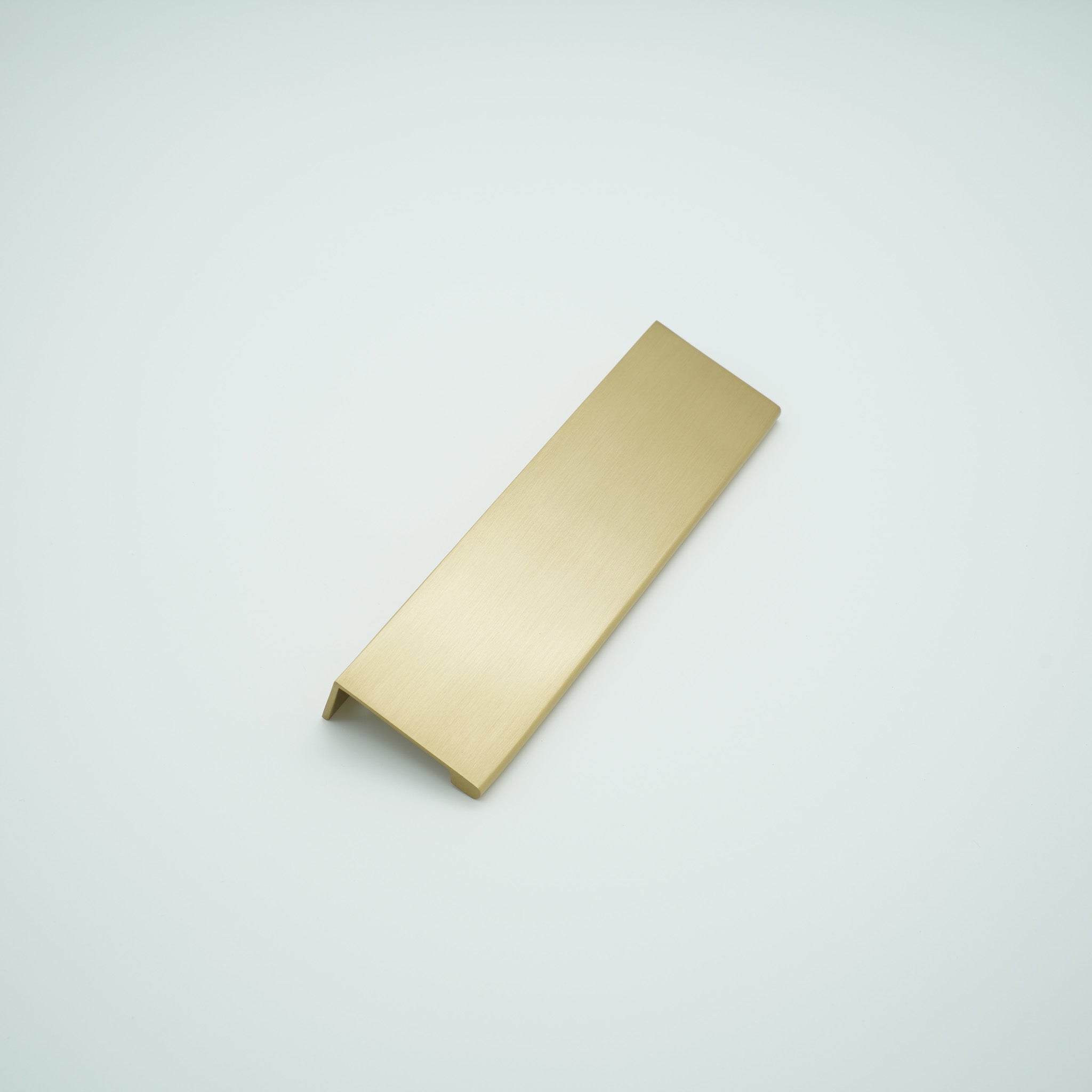 EdgeLine Solid Brass Lip Pull Cabinet Handle