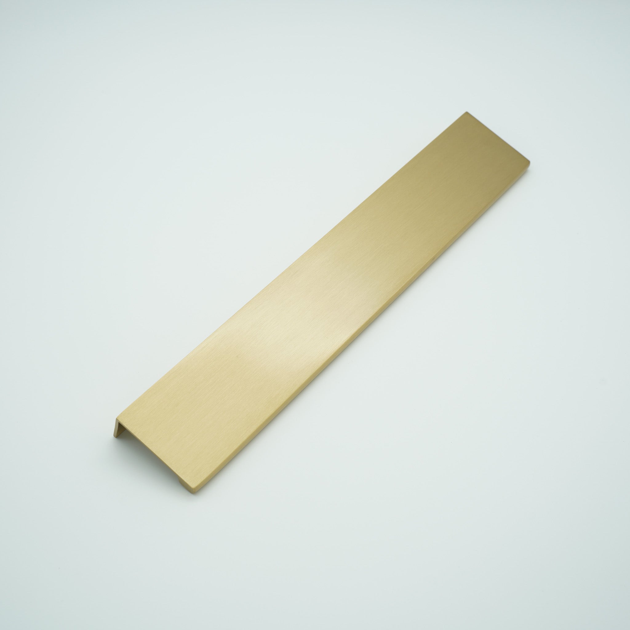 EdgeLine Solid Brass Lip Pull Cabinet Handle